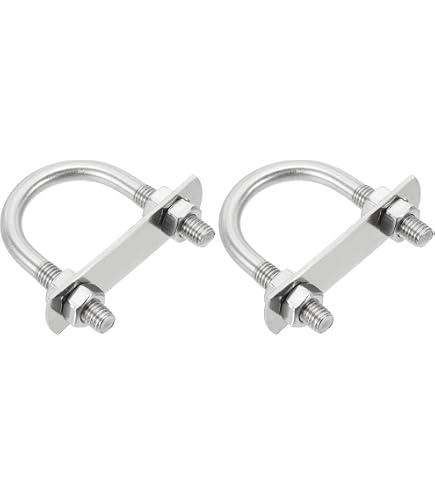 Boulon En U M12 – Largeur Interne 48mm, Longueur 81mm, Avec écrous Et Rondelles Uxcell