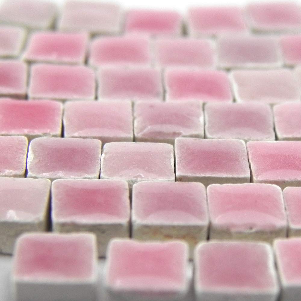 Micro Mosaic Tiles 3/16inch 5x5mm, 1000 pcs, Purple red, WV02