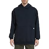 PTAHDUS FR Hoodies for Men, 100% Cotton FR Sweatshirt, 10.5oz Flame Resistant Workwear Clothing for Men