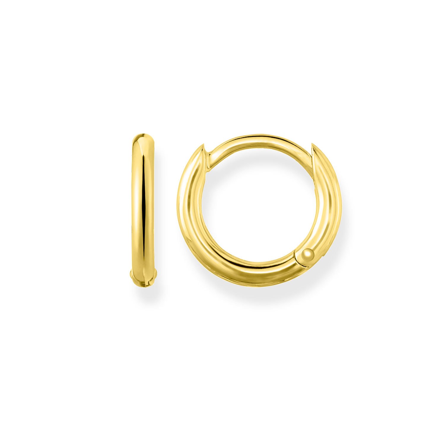 Thomas Sabo hoop earrings Classic gold-plated silver CR607-413-12