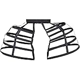 Pannier Petticoat Bustle Cages Skirt Women Victorian Dress Hoop Skirt,Double side Bustle Birdcage Underskirt