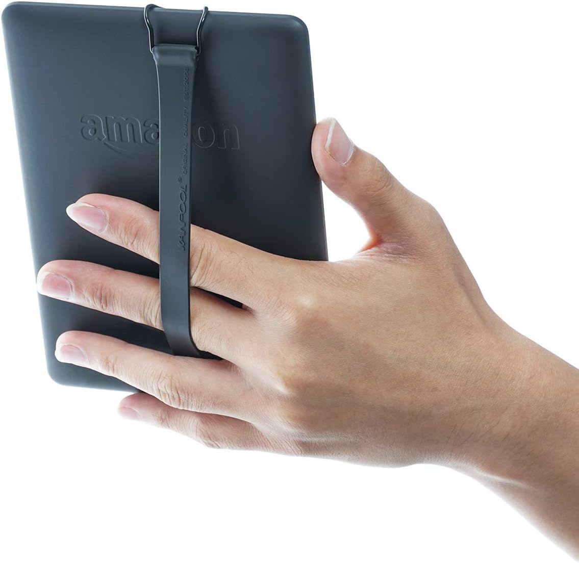 WANPOOL Universal Non-slip Hand Strap Holder, for use with 6 Inch Kindle E-readers - Kindle Paperwhite/Voyage/Oasis/Fire HD 6 and More (Black)