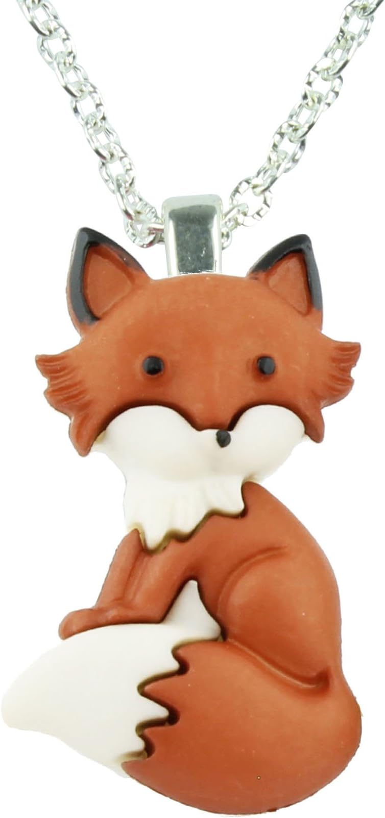 The Funky Barcode Funky Fox Friendly Necklace Gift Box Available