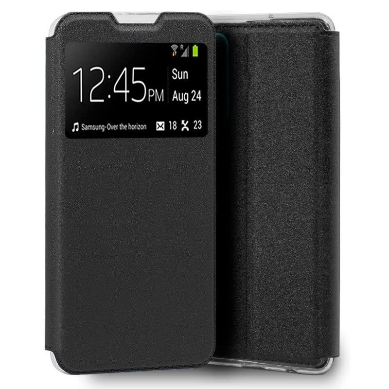 Cool Flip Cover Case for Huawei P Smart 2021 Smooth Black