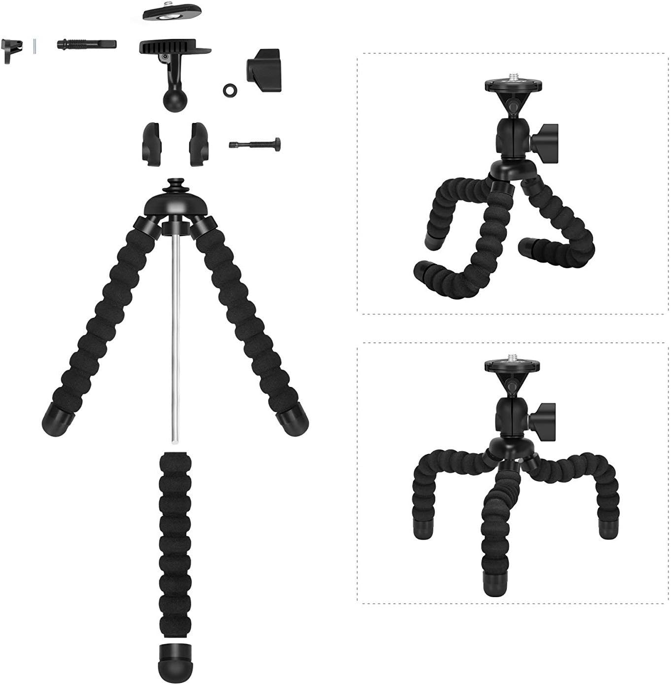 Ailun Digtal Camera Tripod Mount Stand Camera Holder for iPhone 11/11 Pro/11 Pro Max/X Xs XR Xs Max 8 7 Plus Digtal Camera Galaxy s20, s20+ S20Ultra s10 Plus S9+ Note 10 Camera and More Black: Electronics