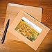 Juvale Photo Insert Cards with Envelopes, Brown Kraft Paper (4x6 In, 50 Pack)