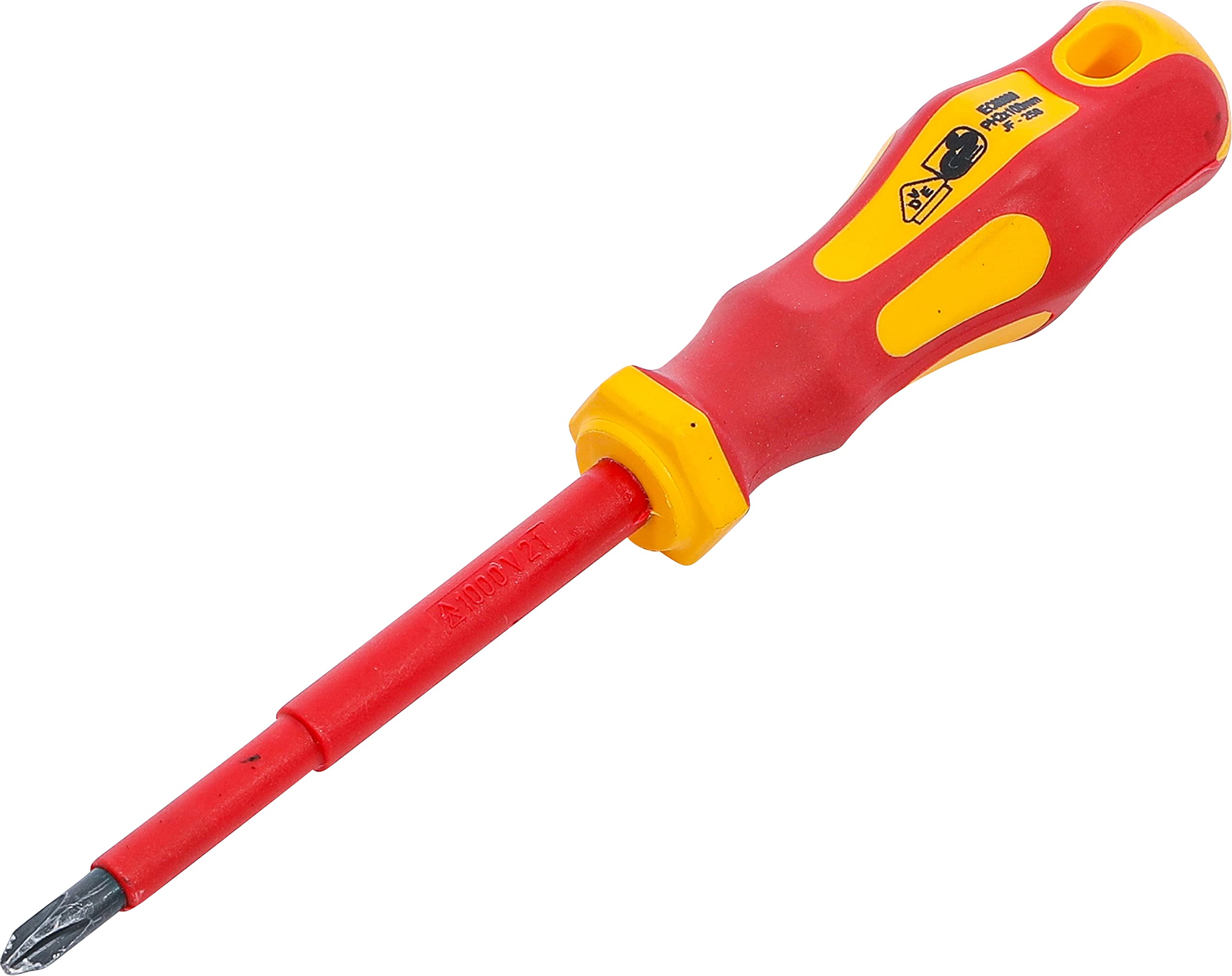 BGS 4927 | VDE Screwdriver | Cross Slot PH2 | Blade Length 100 mm
