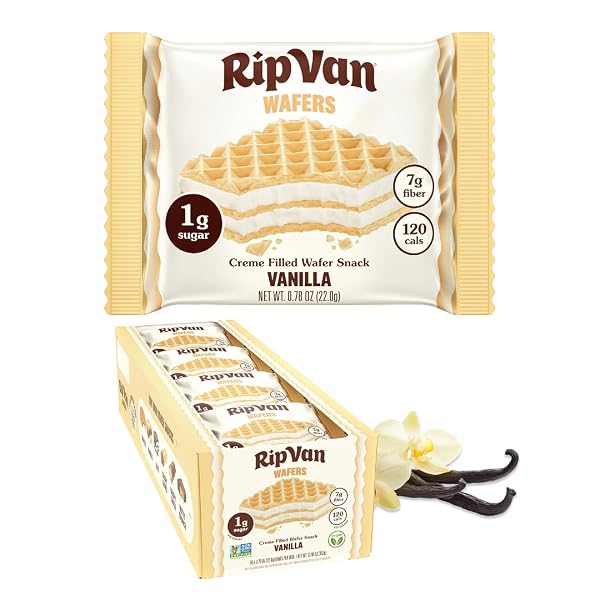 RIP VAN VANILLA KETO WAFER COOKIES, HEALTHY VEGAN...
