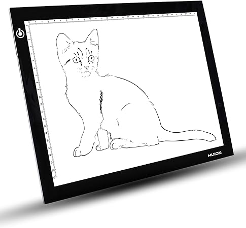 Huion 310 * 210 mm LED Light Pad 5 mm Ultra Thin Tablero de dibujo Brillo