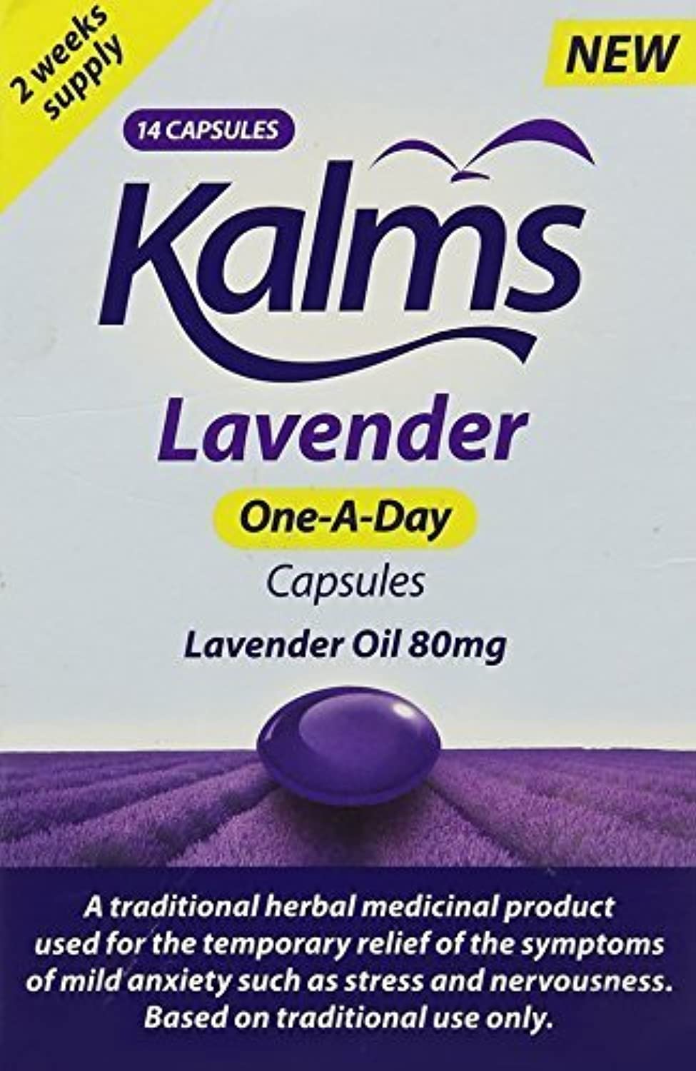 Kalms Lavender One-A-Day Capsules - Pack of 14