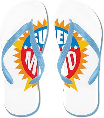 Amazon.com | CafePress - Super Mario - Flip Flops, Funny Thong Sandals, Beach Sandals Caribbean 
