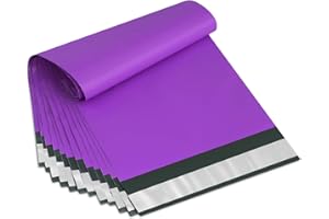 UCGOU Poly Mailers 6x9 Inch Purple 200 Pack Mini #1 Shipping Bags Strong Mailing Envelopes Thick Self Seal Adhesive Waterproof and Tear Proof Boutique Postal Small Business for Jewelry and More