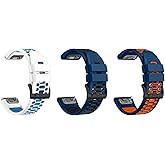 BEFIA 22mm Quickfit Watch Band for Garmin Fenix 5 6 7 Pro Solar Forerunner 935 745 965 955, 22 Breathable Wristband Strap