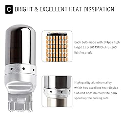 1797 T20 7440 LED Turn Signal Lights Bulbs W21W