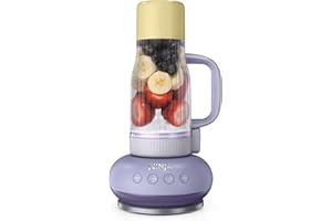 Ninja BlendBOSS | Personal Smoothie Blender and Tumbler | 26oz Travel Tumbler w/Leakproof Lid & Intergrated Chug Spout | Auto