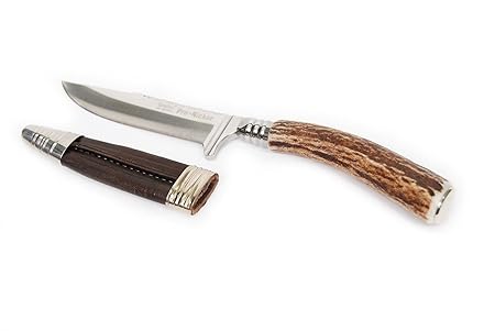Trachtenmesser, Jagdmesser, Nicker, Echtes Feitl, 9cm Edelstahlklinge, Rostfrei