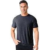 Merino Protect 100% Merino Wool T Shirts for Men Odor Resistance Base Layer Hiking Travel T-Shirt Soft Undershirt