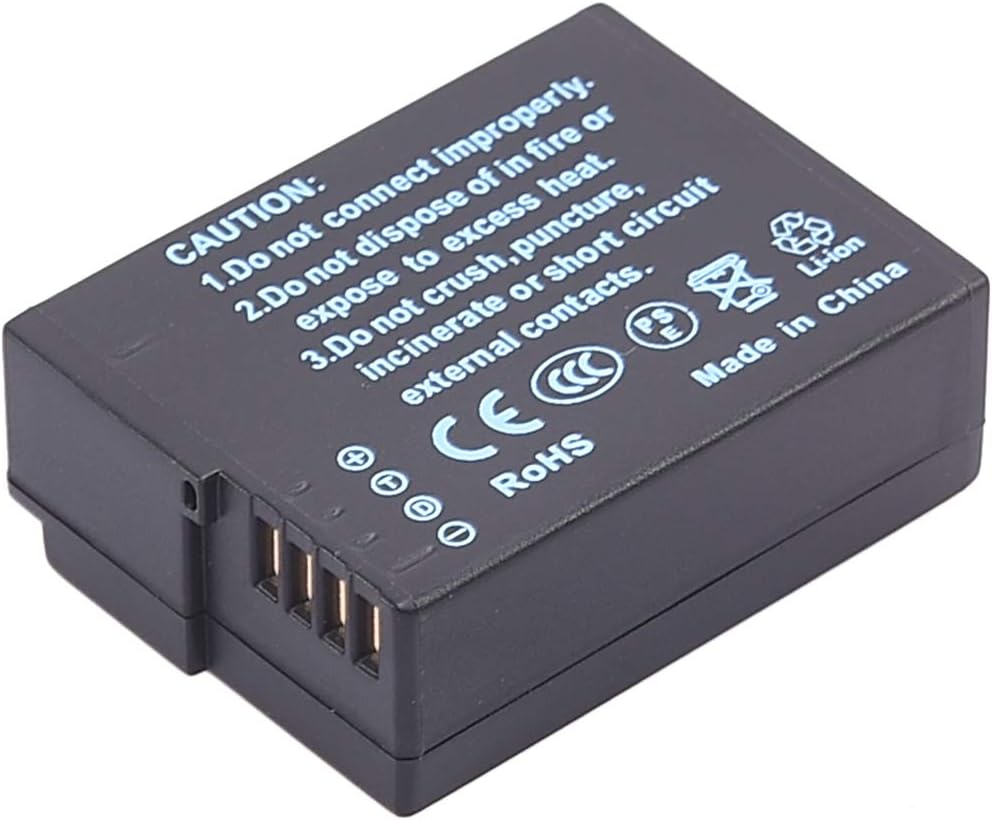 DMW-BLC12 DSTE Replacement Battery (2-Pack) and Rapid LCD Dual Charger Kit for Panasonic DMW-BLC12E DMW-BLC12PP and Panasonic Lumix DMC-GH2 DMC-FZ200 DMC-FZ200GK DMC-FZ1000 V-LUX4 Leica Q Camera - Image 4