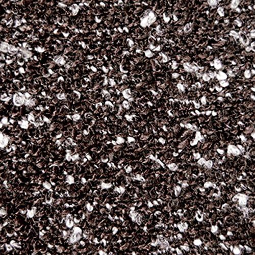 Upholstery Solid Bouclé Fabric Melange Ebony by Alaxi