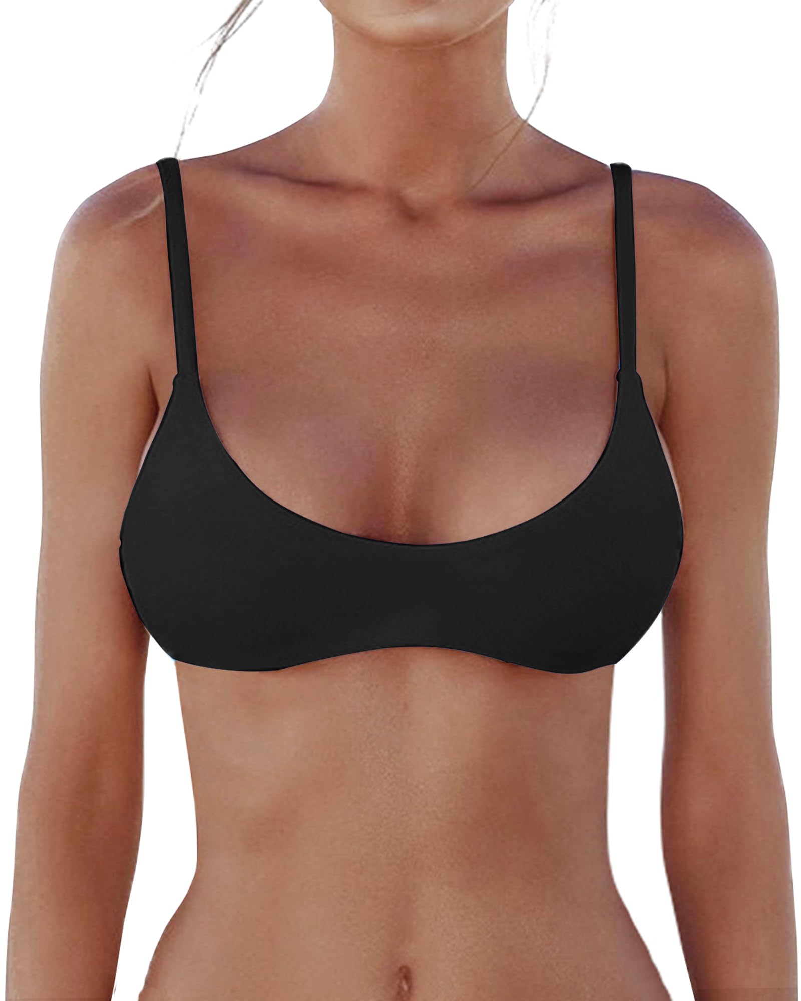 Photo 1 of Jolefille Push Up Bikini Top for Women Sexy Triangle Swimsuit Tops Teens Bathing Suit Top Bestselling Swim Top Only