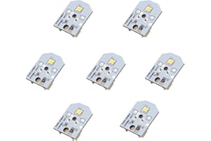 CHYKUANG WR55X11132 WR55X25754 Refrigerator Light Replacement LED for GE Refrigerator WR55X30602 WR55X26486 PS4704284 3033142 EAP12172918 AP6261806 PS12172918 AP5646375, No-Include Plastic Cover (7 Pcs)
