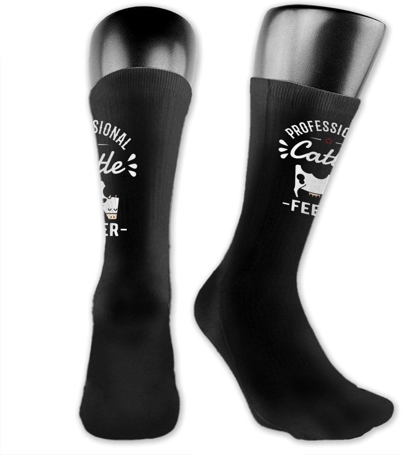 Cow Farmer Cattle Professional Cattle Feeder Crew Socks For