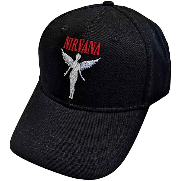 Rock Off officially licensed products Men's Nirvana Logo & Happy