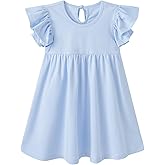 pureborn Toddler Girls Sleeveless Summer Dresses 1-8 Years