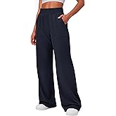 Ewedoos Wide Leg Pants Woman Lightweight Sweatpants Travel Track Work Yoga Dress Pants High Waisted with Pockets Casual