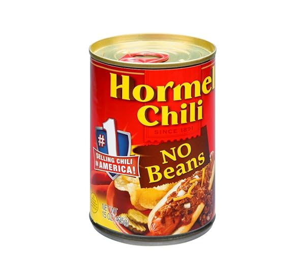 HORMEL CHILI NO BEANS 15 OZ (PACK OF 12)