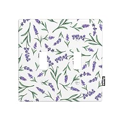 Pznen Spring Flowers Toggle Light Switch Covers