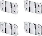 Apragaz Flush Mount Brackets Large 4 Pairs Stainless Steel 66lb 30kg view 1