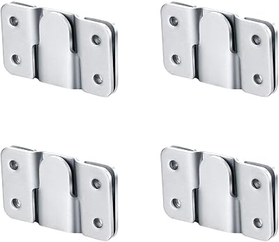 Apragaz Flush Mount Brackets Large 4 Pairs Stainless Steel 66lb 30kg