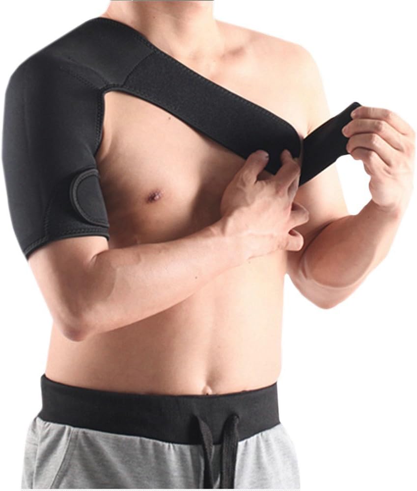 Shoulder Support Brace for Women & Men,Adjustable Shoulder Strap,Neoprene Compression Strap for Rotator Cuff Pain Relief Arthritis - Image 3