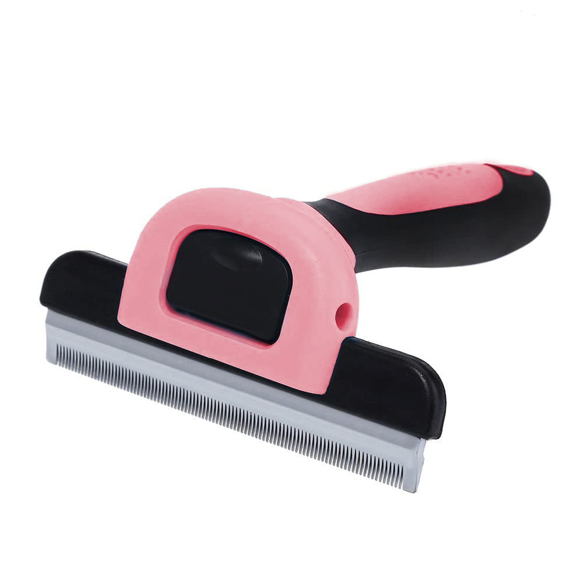 Photo 1 of SunGrow Dog and Cat Deshedding Brush, Minimizes Shedding, Enhances Coat Health, Gentle on Skin, Suitable for Rabbits & Ferrets, 4" Steel Blade