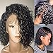 Dorosy Hair Full Lace Human Hair Wigs for Black Women 150% Density Remy Hair with Natural Hairline Curly Hair with Baby Hair(8 inch with 150% density)