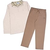 Tommy Bahama Boys Pullover Quarter-Zip Long-Sleeved Sweater & Pants Set, Casual 2-Piece Back to School Outfit for Kids