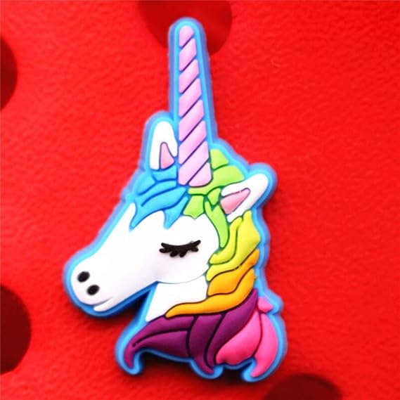unicorn croc charm