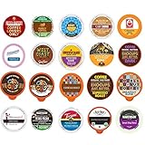 Crazy Cups Custom Variety Pack Coffee Variety Sampler Pack for Keurig K-Cup Brewers (Coffee, 20), n/a