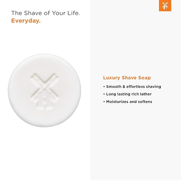 VAN DER HAGEN MEN’S LUXURY SCENTED SHAVE SOAP, 3.5 OUNCE (PACK OF 4)
