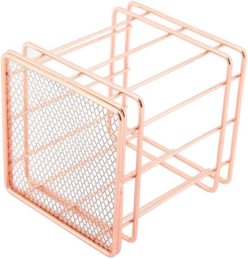 Ritte Rose Gold Baskets, Rose Gold Storage Basket, Metal Storage