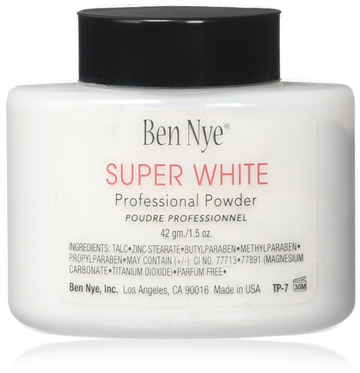 Ben Nye Classic Translucent Face Powder 1.5 oz - Super White by Ben Nye