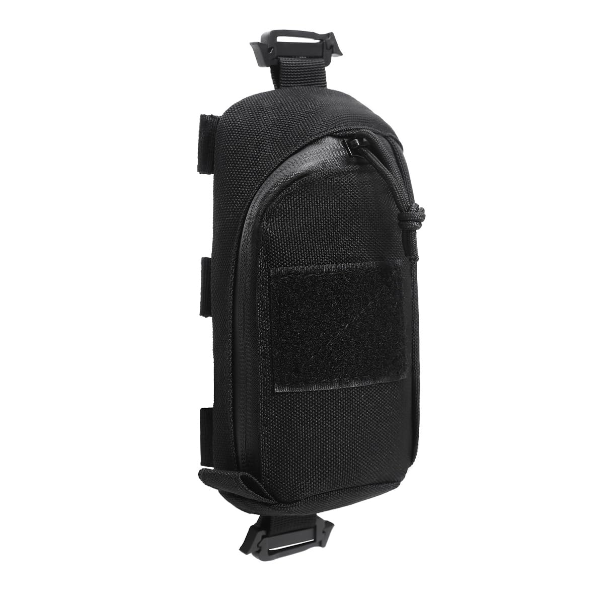POFET Phone Pouches for Backpack Tactical Phone Pouch Backpack Attachment Bag for Hiking Camping -Black
