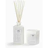 Antica Farmacista Home Ambiance Gift Set - Luxury Scented Candle (9 oz) & Reed Diffuser (10.8 fl oz) - Holiday, Birthday, or Housewarming Gift - White Spruce