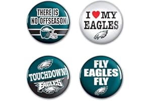 WINCRAFT NFL Round Button (4 Pack)