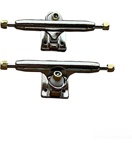 LEEFAI – Lot De 2 Trucks G3 34 Mm (blanc + Noir) – Pivot Inversé Sans Entretoise – Bague PU Et Coupelle Pivotante – Écrous Autobloquants Anti-lâche – Outils Et Visserie Inclus