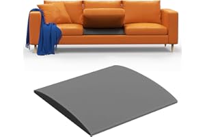 MYLIFESION Couch Cushion Support to Fix Sagging Sofas - 20''x20'' Under Cushion Supports for Saggy Seat High Density Curved 35D Foam, Grey 1 Pack