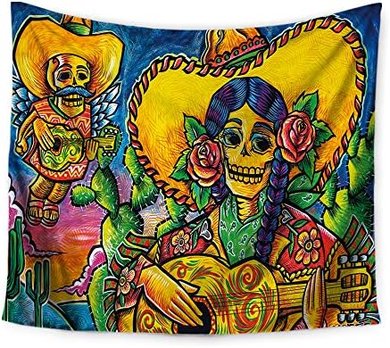 Ecomic Indian Bohemian Skull Tapestry Throw, Wall Hanging Tapestries, Hanging wall decor, Beach Throw, Table Runner/Cloth (04)