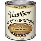 Varathane Wood Conditioner | Promotes Even Color Absorption, Prevents Blotching &amp; Streaking, Softwoods &amp; Porous Woods, Quart