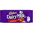 Cadbury Dairy Milk British Chocolates - 3 Pack - Chopped Fruit and Nut - Crunchy Almonds and Juicy Grapes 95g Bar